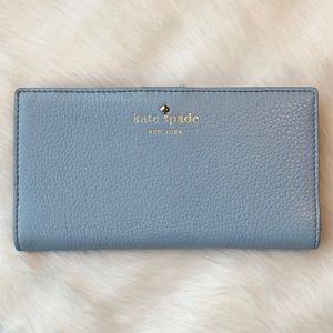 Kate Spade Cobble Hill Stacy Wallet in Wedgewood Blue